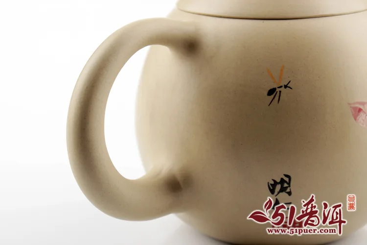 仁烨堂小龙蛋紫陶壶 省大师明仁作品 建水紫陶小龙蛋壶(白) 图5