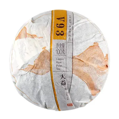 【已售罄】大益  V93  普洱茶  熟茶 2015年/100克/沱  1502批