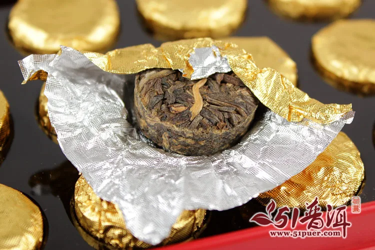 大益  正品小金沱 普洱茶 生茶  2015年/45克/盒 1401批 图6