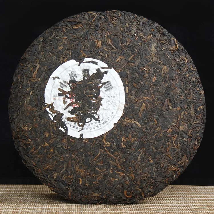 中茶  中茶第壹饼  普洱茶  熟茶 2009年/357克/饼  陈年老茶 图5