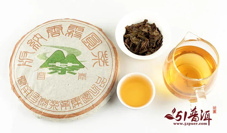昌泰 云雾圆茶 普洱茶 生茶 2005年/400克/饼 图11