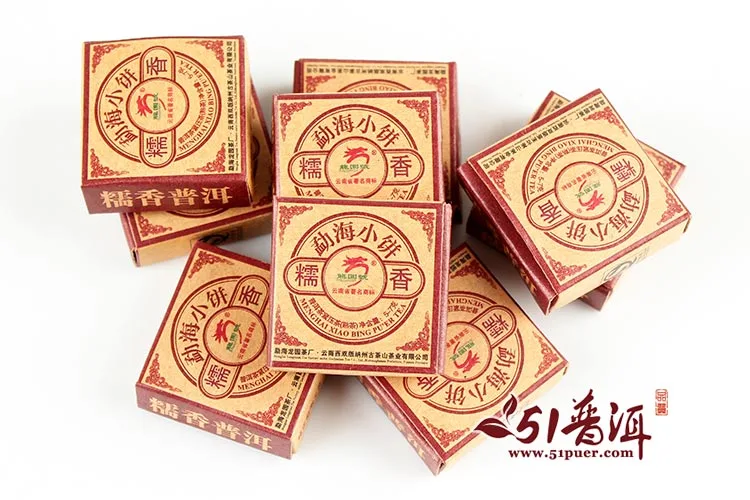 龙园号  糯香小饼  2014年/6克/小饼/900饼/箱 图2