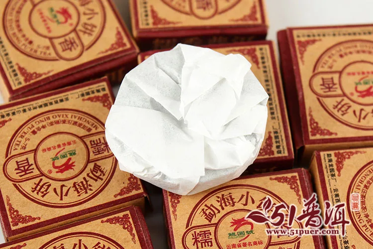 龙园号  糯香小饼  2014年/6克/小饼/900饼/箱 图4