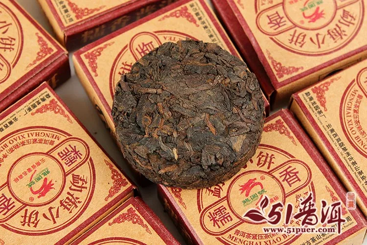 龙园号  糯香小饼  2014年/6克/小饼/900饼/箱 图5