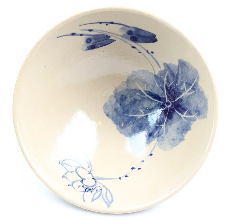 建水陶  元青花茶碗
