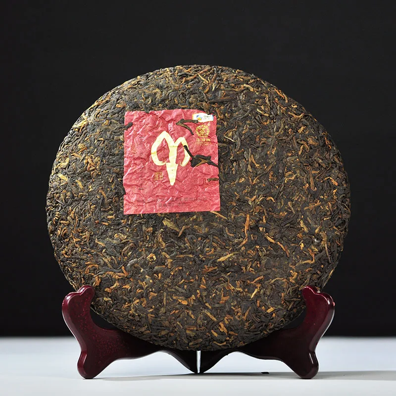 中茶 三羊开泰 普洱茶 熟茶 2015年/357克/饼 图4