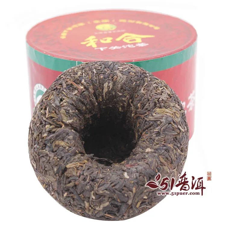 下关 陈年和合 普洱茶 生茶 2007年/125克/沱 陈年老茶 图3