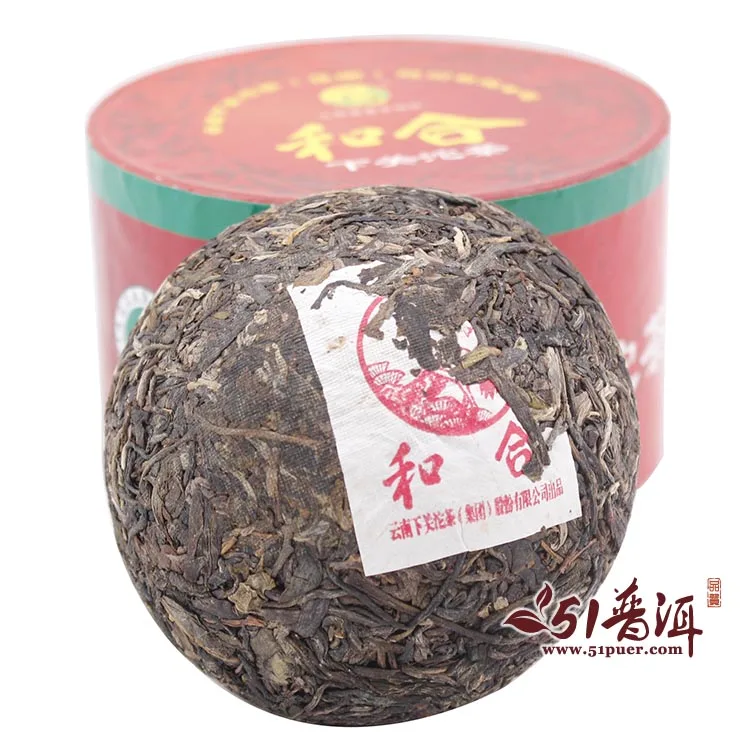下关 陈年和合 普洱茶 生茶 2007年/125克/沱 陈年老茶 图4