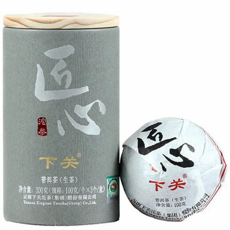 【已售罄】下关 匠心沱茶 普洱茶 生茶 2016年/100克/沱*3沱/盒 图5