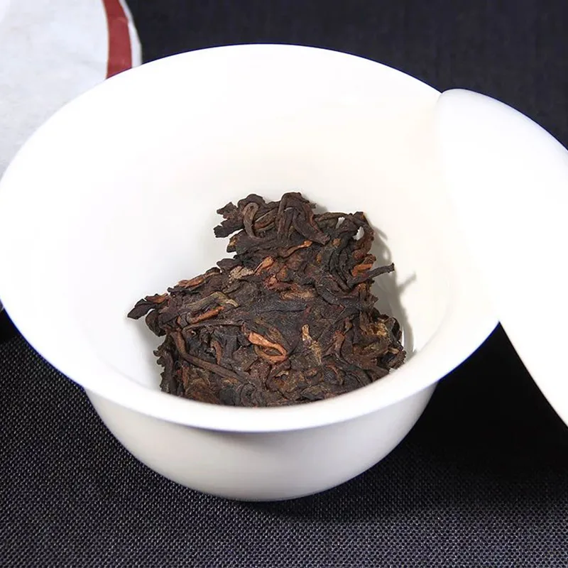 老同志 7578 普洱茶 熟茶 2018年/357克/饼 云南七子饼茶 图3