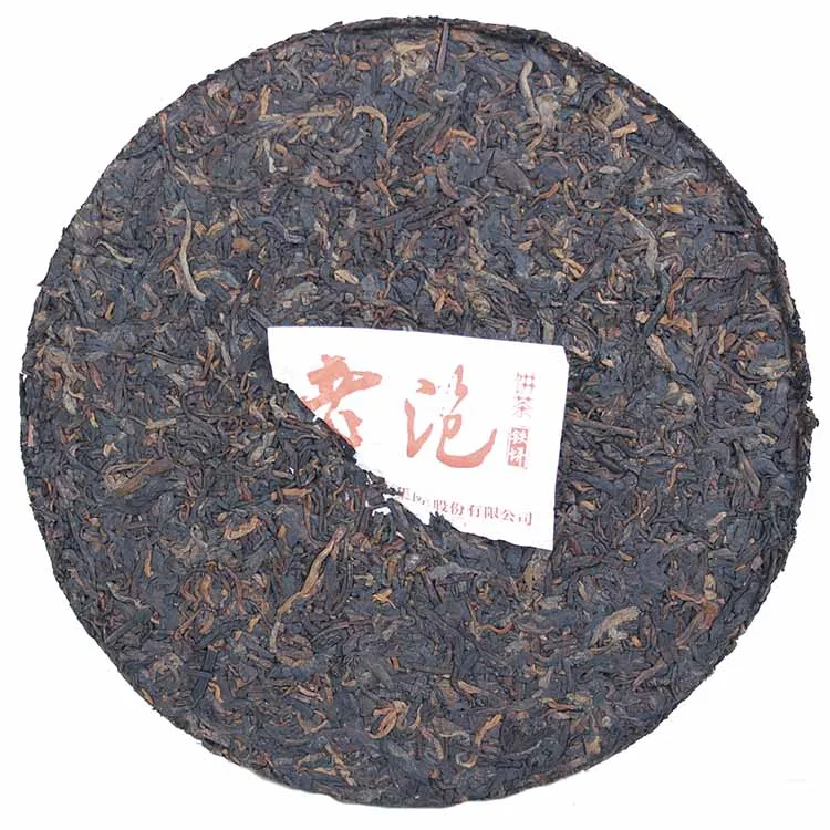 下关 老泡铁饼 普洱茶 熟茶 2017年/357克/饼 图5