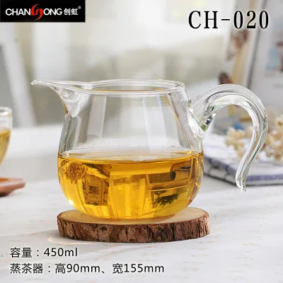 创虹玻璃公道杯 纯手工分茶器 大号加厚 图1
