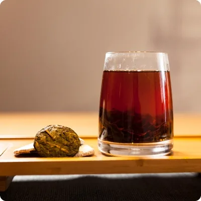 德宏古茶 吉乐 普洱茶 熟茶 2019年/100克/盒 小圆片便携装 图3