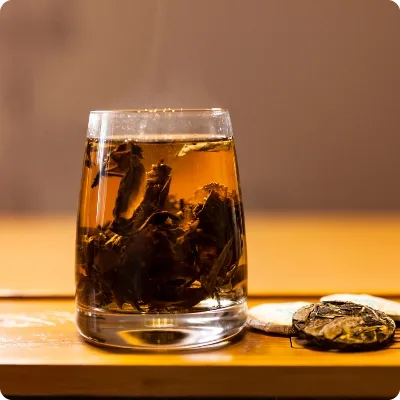 德宏古茶 吉乐 普洱茶 白茶 2019年/100克/饼 小圆片便携装 图4