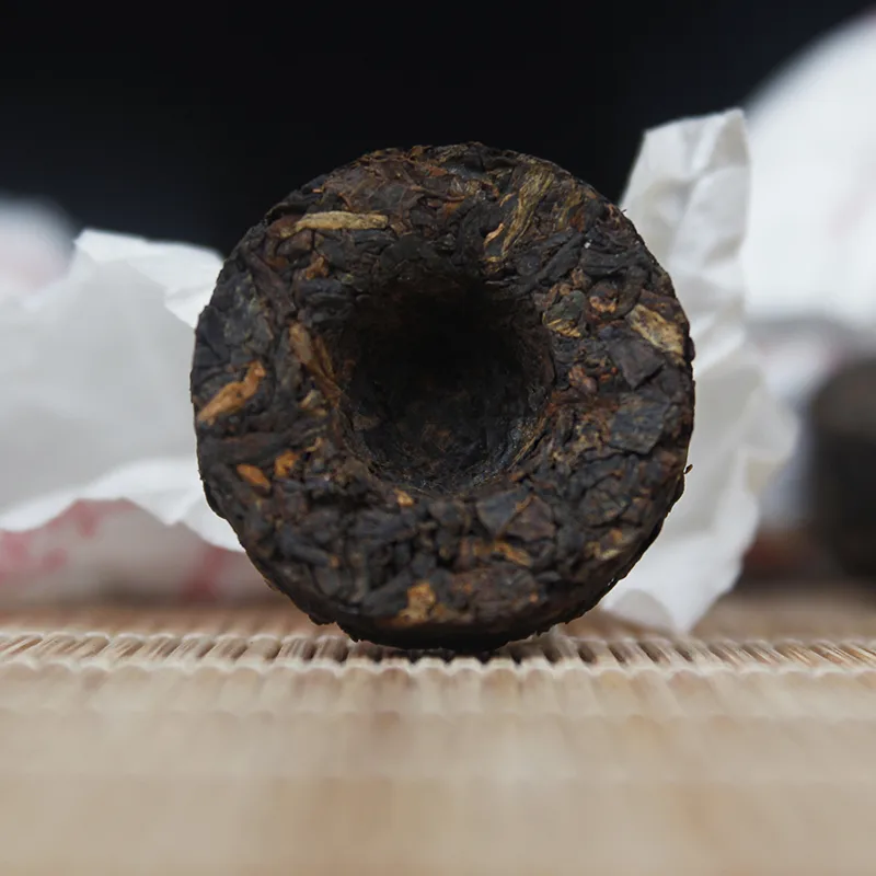 【批发直购】中木 一品堂  普洱茶 熟茶 2013年/1公斤/份  原味迷你小沱茶叶 图4