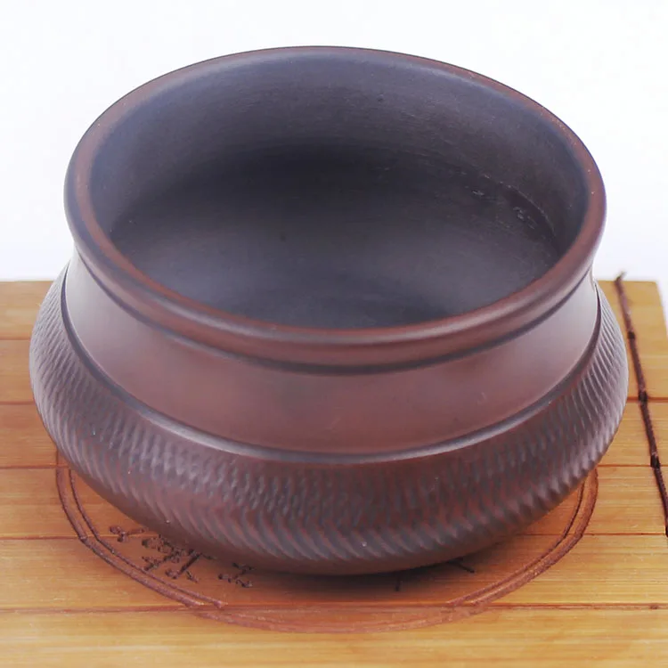 建水陶 挑刀纹 素杯