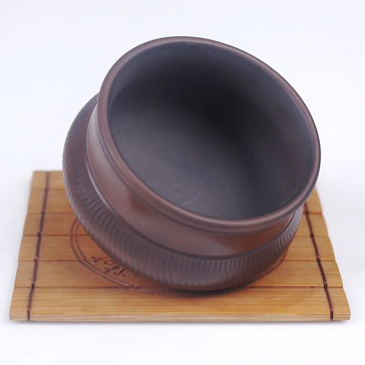 建水陶 挑刀纹 素杯 图3