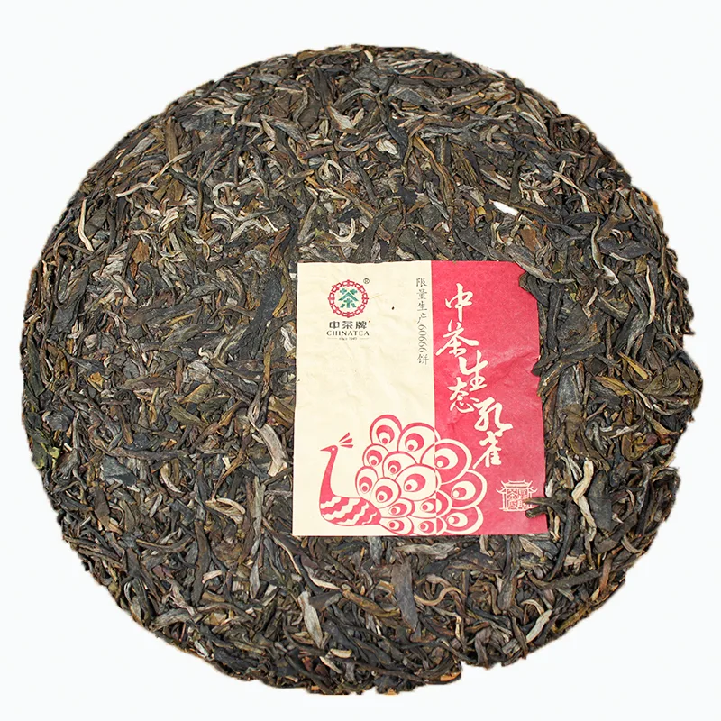 中茶  生态孔雀  普洱茶 生饼  2016年/357克 老料 限量60666饼 图3