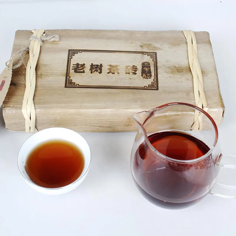 中云茶  老树茶砖 普洱茶  熟茶  2015年/1000克/砖 图3