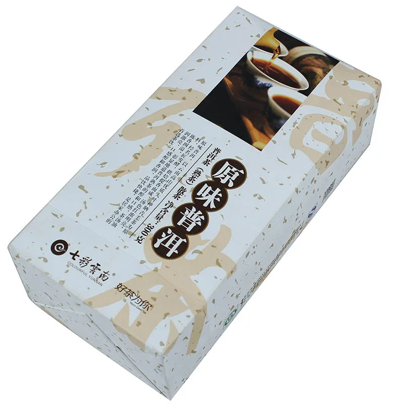 【已售罄】七彩云南 原味普洱 普洱茶 熟茶 年份随机/300克/盒装 图4