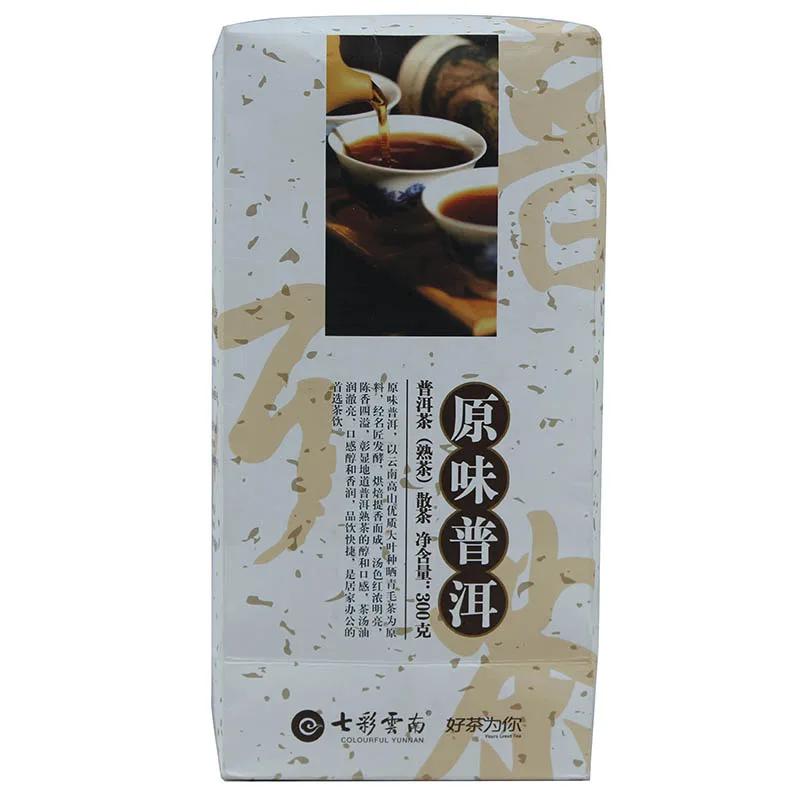 【已售罄】七彩云南 原味普洱 普洱茶 熟茶 年份随机/300克/盒装 图5