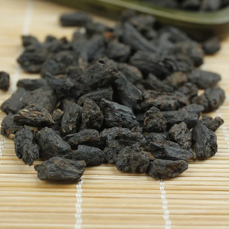 云南普洱茶古树茶化石 糯香老茶头碎银子 普洱茶 熟茶 2019年/1000克/份 散茶 一公斤起批 图3