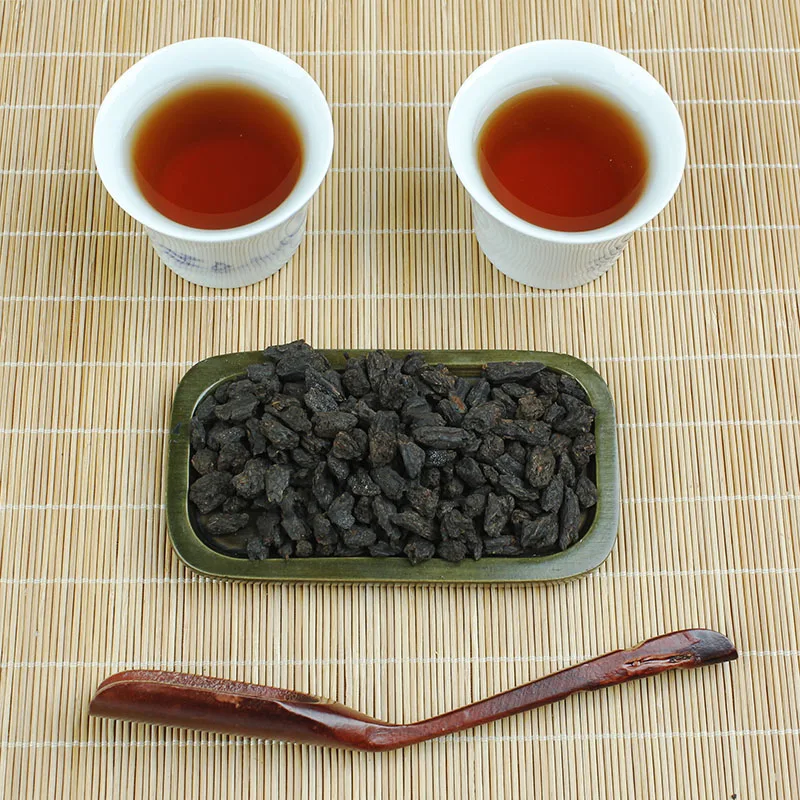 云南普洱茶古树茶化石 糯香老茶头碎银子 普洱茶 熟茶 2019年/1000克/份 散茶 一公斤起批 图4