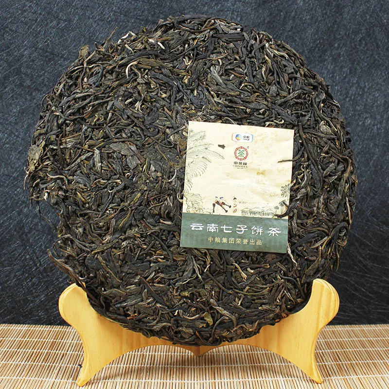 中茶  进德修业  普洱茶  生茶 2014年/357克/饼 礼品茶 图2