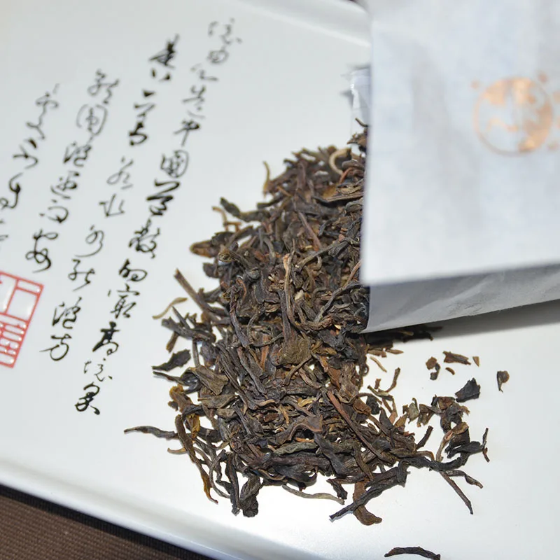 下关 精春尖茶 普洱茶 生茶 2016年/60克/盒 陈料散装 老茶新包装 图5