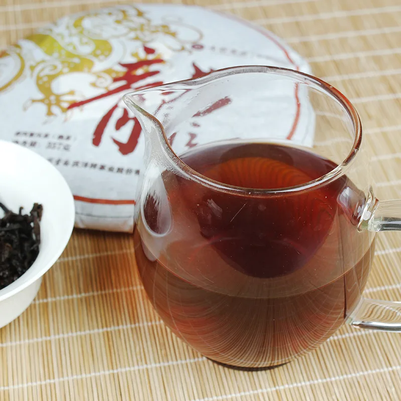 七彩云南 龙饼 普洱茶 熟茶 年份随机/357克/饼 图6