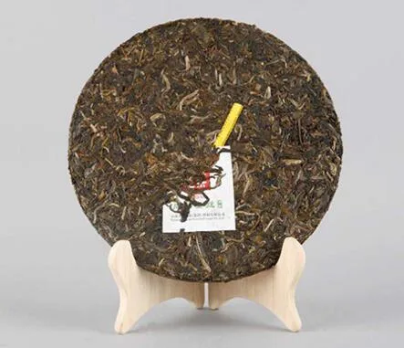 下关 尚品金丝铁饼 普洱茶 生茶 2017年/357克/饼 图4