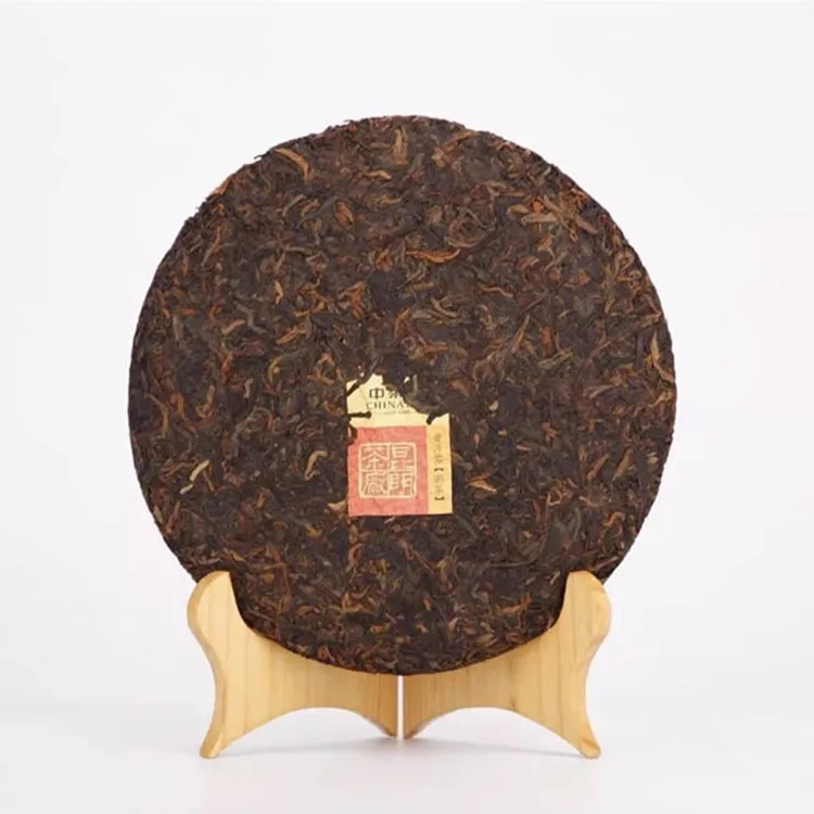 中茶  狗年生肖饼 普洱茶  熟茶  2017年/357克/饼 图2