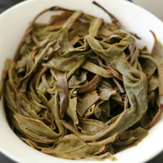 中木  忙肺  普洱茶 生茶  2014年/400克/箱 古树纯料 精品木质礼盒装 图1