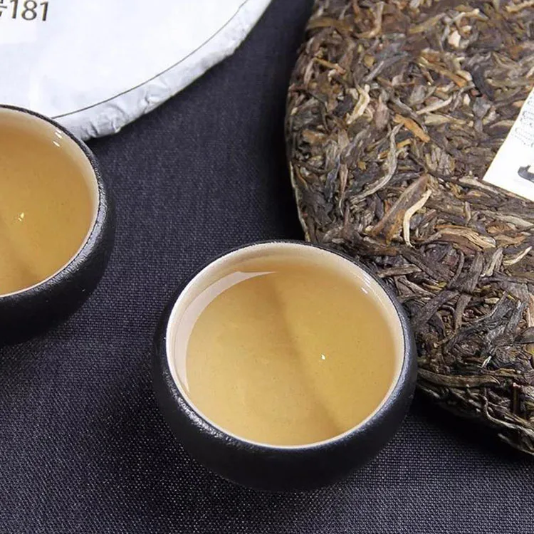 老同志 深山老树 普洱茶 生茶 2018年/500克/饼 181批 海湾茶业 图5