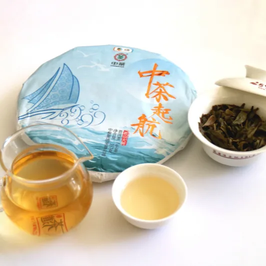 中茶 中茶起航 普洱茶 生饼 2018年/357克/饼 图5