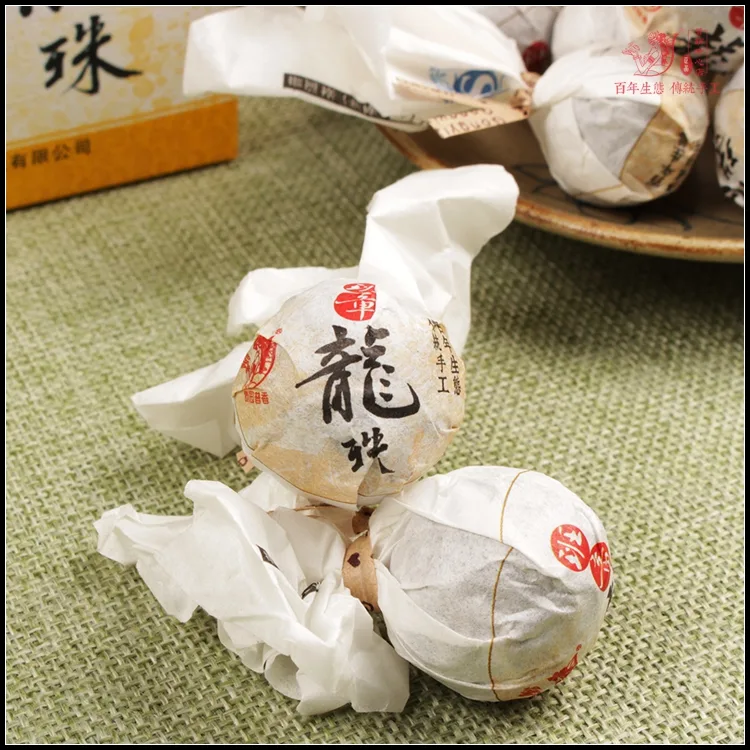 傣园普香 班章龙珠 普洱茶 生茶 2017年/15粒/盒 班章纯料 图2