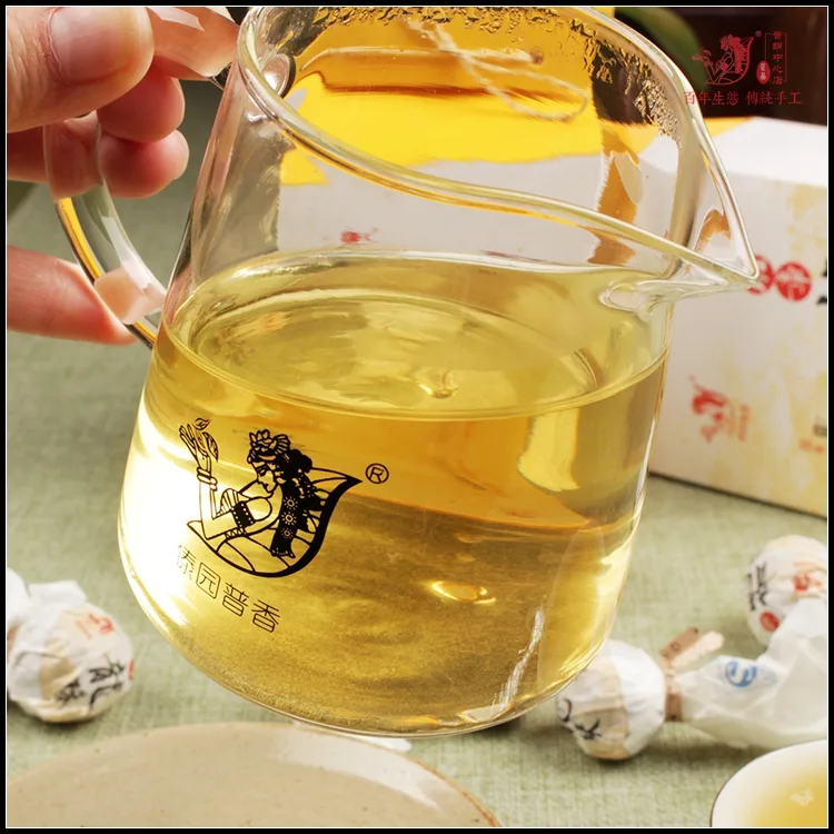 傣园普香 班章龙珠 普洱茶 生茶 2017年/15粒/盒 班章纯料 图4