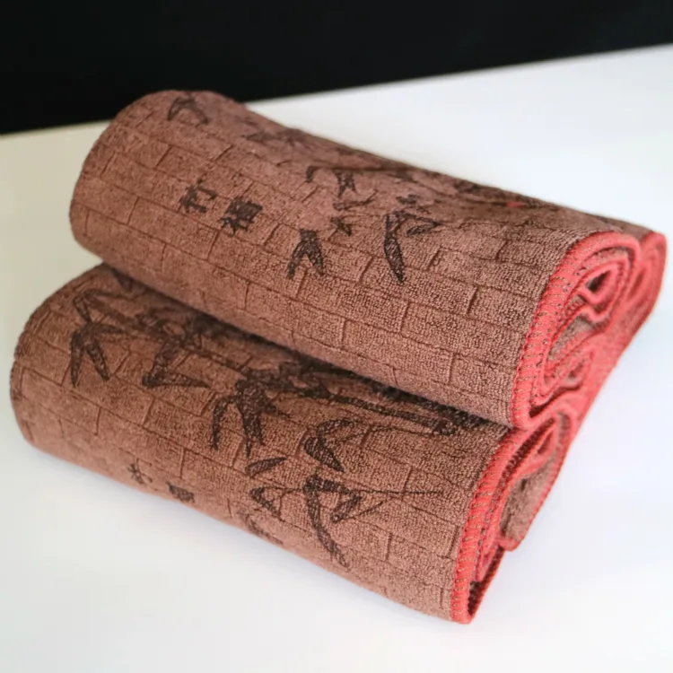 【加厚超强吸水】茶具 茶巾功夫茶专用毛巾 茶布棉麻 茶道茶巾布茶 盘抹 图2