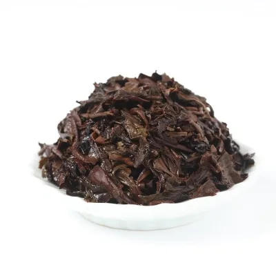 后月 勐海古砖 普洱茶 熟茶  2018年/500克/砖  布朗南糯大树拼配 图5