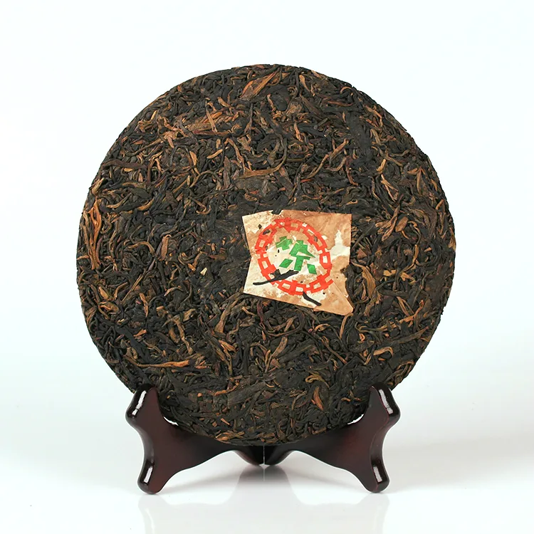 中茶  蓝印圆茶 普洱茶 生茶  2002年克/357克/饼 陈年老茶 收藏级推荐 图2