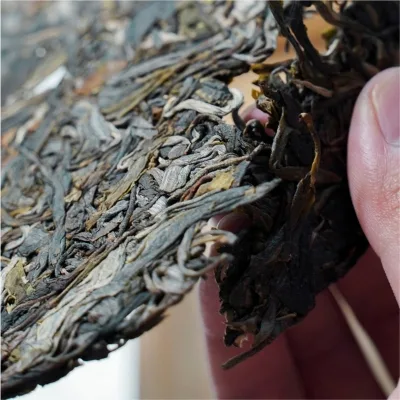 德宏古茶 德昂生 普洱茶 生茶 2020年/500克/盒 手撕饼 图3