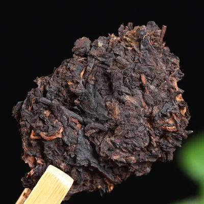 秀沏  沏子  普洱茶  熟茶   2019年/357克/饼  云南七子饼茶勐海茶叶黑茶 图3