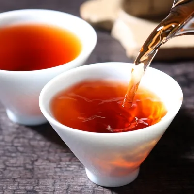 秀沏  沏子  普洱茶  熟茶   2019年/357克/饼  云南七子饼茶勐海茶叶黑茶 图4