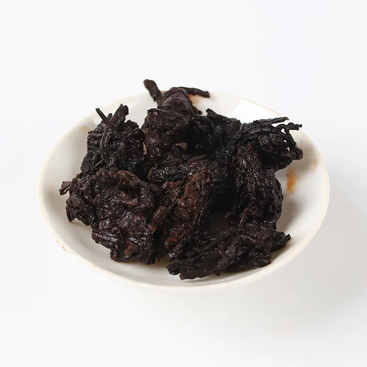 傣园普香  珍珠老茶头 普洱茶 熟茶 2018年/250克/盒 自然堆 图5