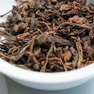 德宏古茶 景颇 普洱茶 熟茶 2020年/ 500克/盒 手撕饼 图5