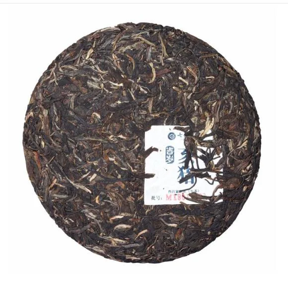 七彩云南  亥猪 普洱茶 生茶 2018年/357克/饼 12年陈老茶压制  乙亥年生肖纪念饼 图2
