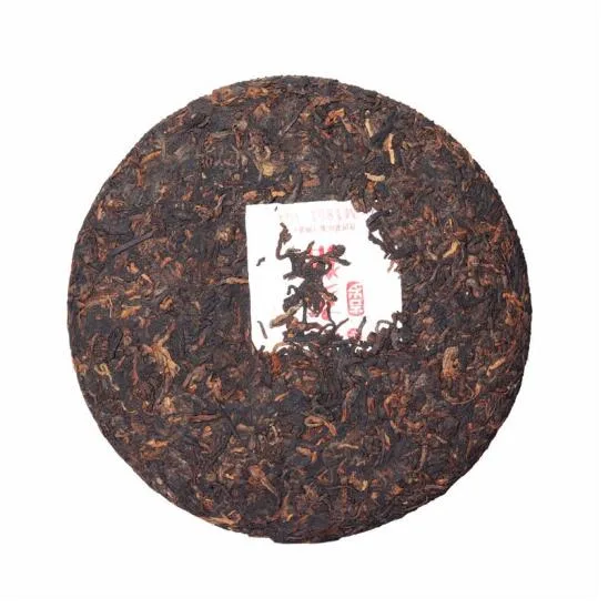 七彩云南 亥猪 普洱茶 熟茶 2018年/357克/饼 12年 陈老茶压制 乙亥年生肖纪念饼 图2