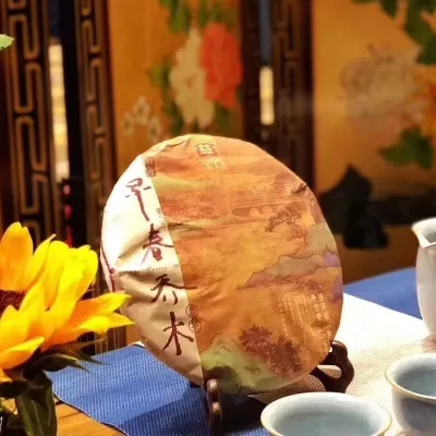 大益 早春乔木 普洱茶 熟茶 2018年/357克/饼 1801批 图2