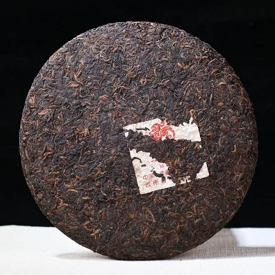 【已售罄】中茶  吉幸野生乔木茶  普洱茶 熟茶 2006年/357克/饼  陈年老茶 图2