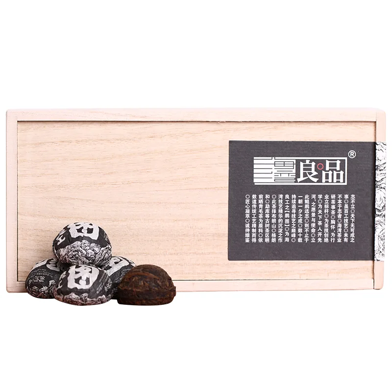 老同志 良品 鹏图 普洱茶 熟茶 2018年/250克/盒 木盒装